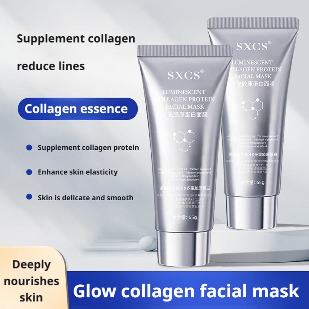 Sleeping Pack Overnight - Máscara facial firmadora de colágeno, hidratação