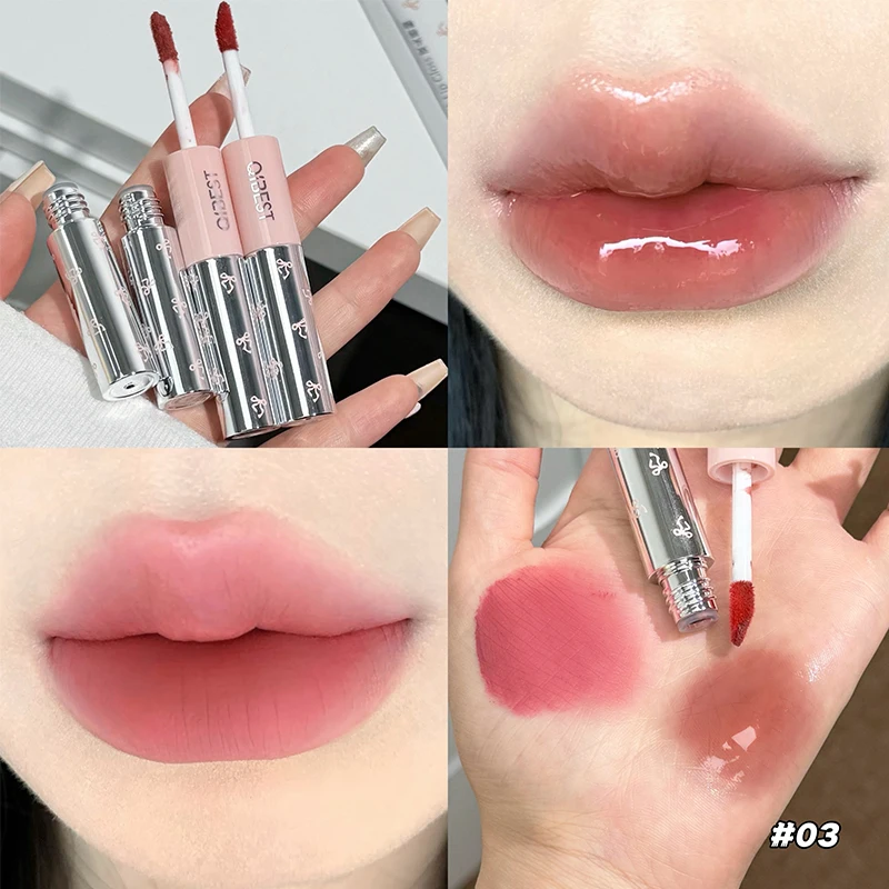 Lip Tint Korean - Qibest batom líquido de veludo fosco
