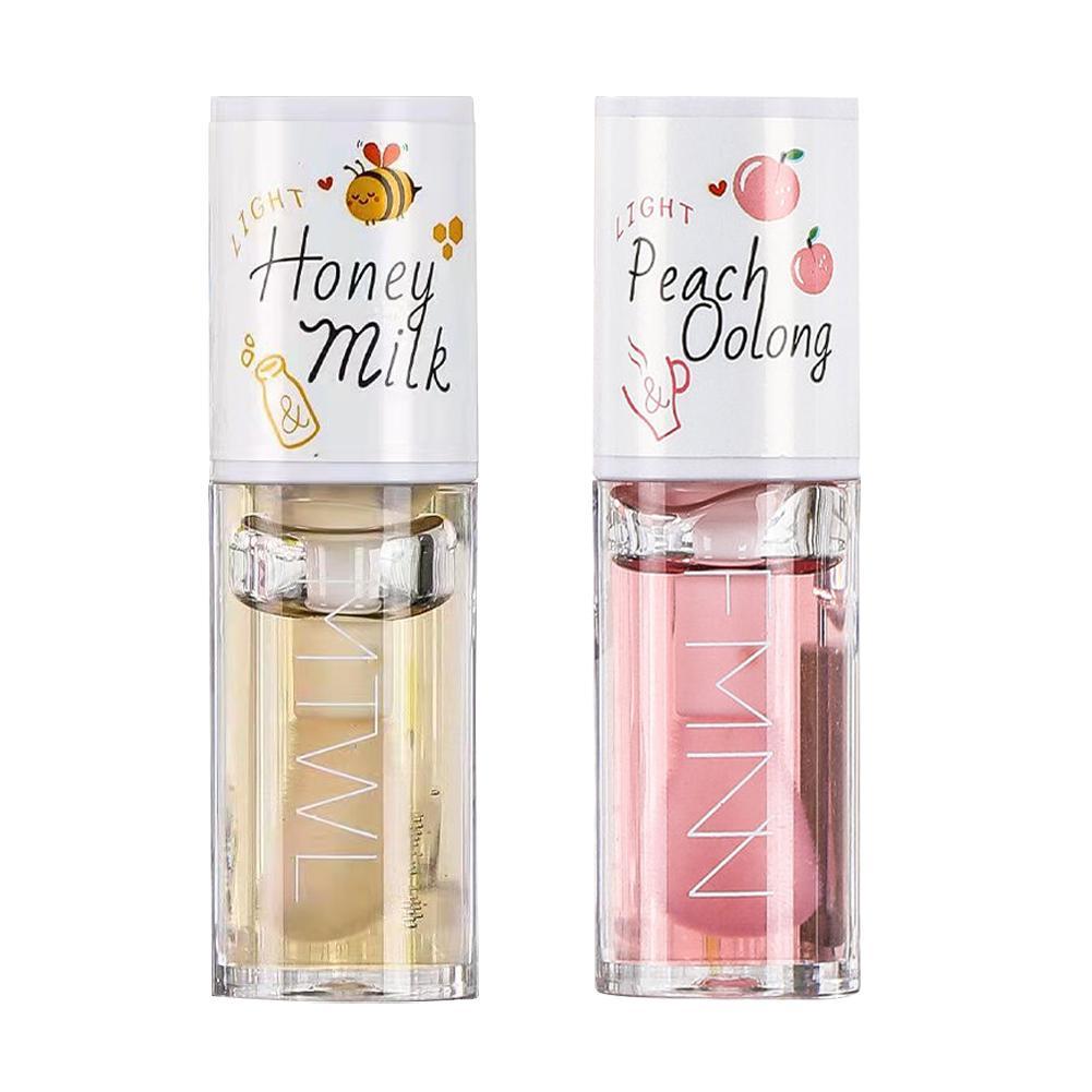 Lip Tint Korean - Coreano kawaii brilho labial mel pêssego