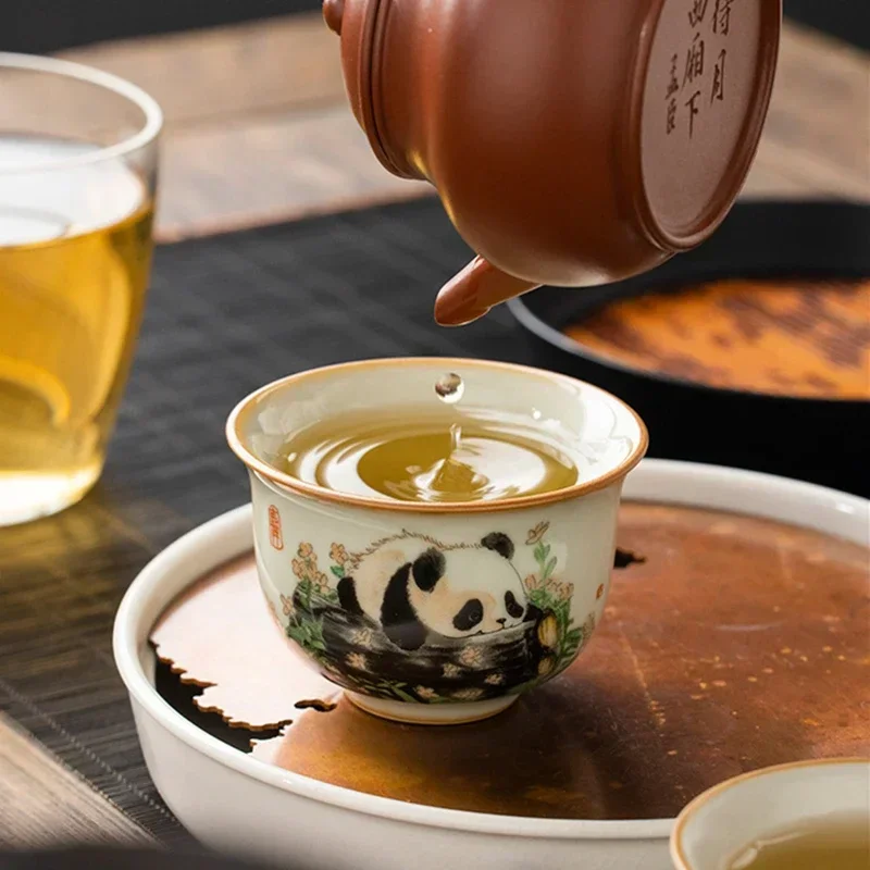 1 pc tradição chinesa ru forno - Korean Tea Set avaliação e preço