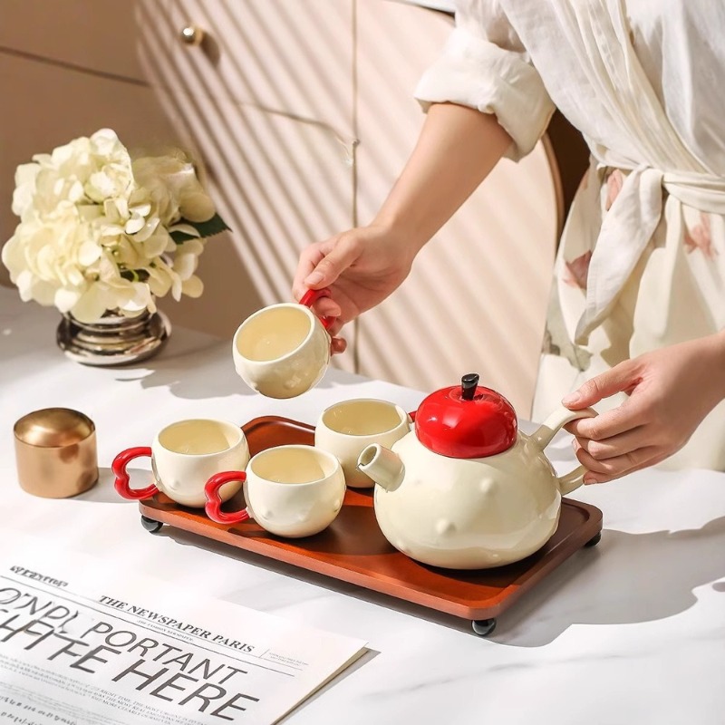 Coreano criativo dos desenhos  - Korean Tea Set avaliação e preço