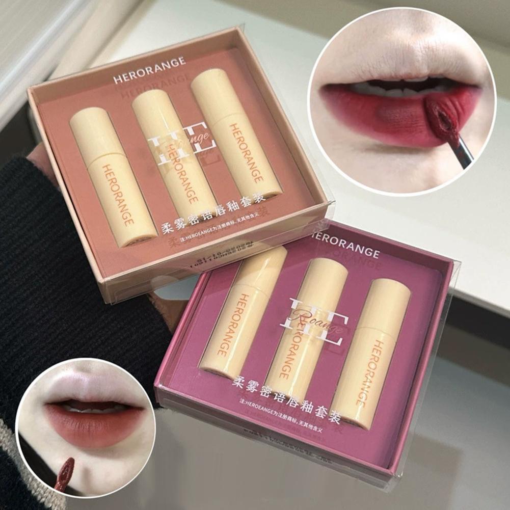 Veludo fosco conjunto de brilh - Lip Tint Korean avaliação e preço