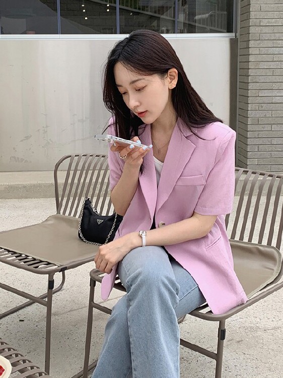 Jaqueta Feminina de Manga Curt - Korean Lifestyle & Kids Boutique avaliação e preço