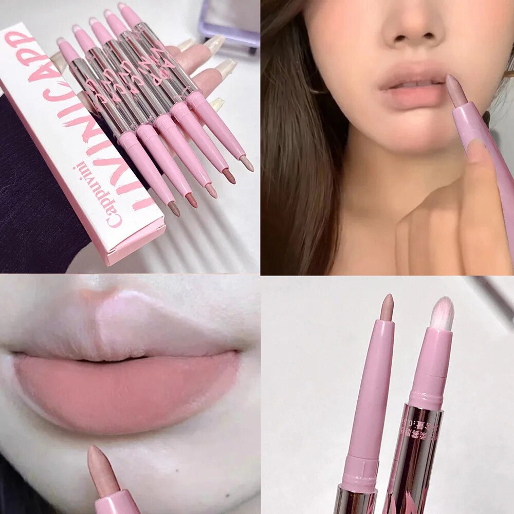 Delineador labial nude com pin - Lip Tint Korean avaliação e preço