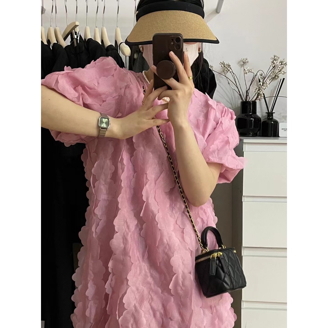 Vestido Floral com Manga Bufan - Korean Lifestyle & Kids Boutique avaliação e preço