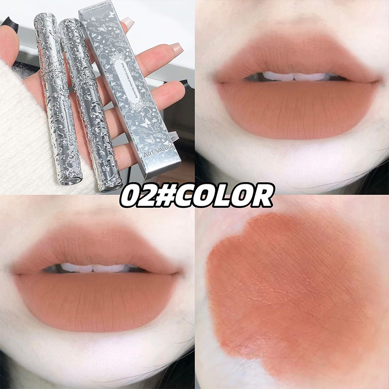 Batom líquido de veludo nude f - Lip Tint Korean avaliação e preço